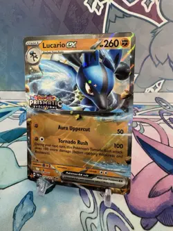 Lucario ex (Prismatic Evolutions Stamp) 051/131 Miscellaneous Cards &... - Image 3