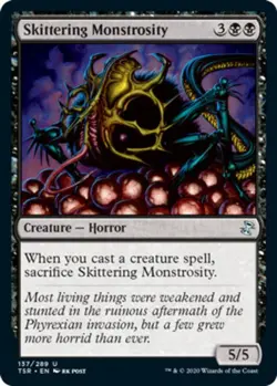 x4 Skittering Monstrosity - Time Spiral Remastered - NM - MTG - Image 1