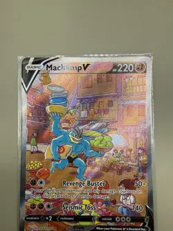 Pokemon Machamp v Alt Full Art Holo Card #172/189 Swsh10 Astral Radiance - Image 5