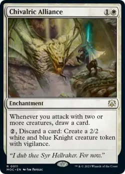 Chivalric Alliance - Near Mint MTG Commander: March of the Machine - Image 1