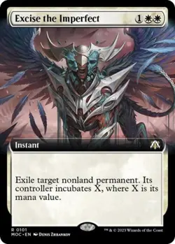 Excise the Imperfect (Extended Art) - Near Mint MTG - Image 1