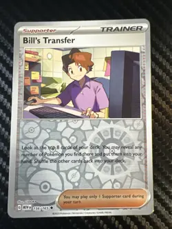 POKEMON 151 Mew Bills Transfer 156/165 REVERSE HOLO Pokemon Card Nm - Image 1