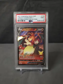 Lance's Charizard V *PSA 9* SWSH133 SWSH: Sword & Shield Promo Cards Holo - Image 1