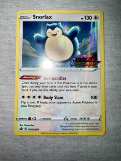 Snorlax - (Prerelease) Holo Promo SWSH: Sword & Shield Promo Cards SWSH068 NM - Image 1