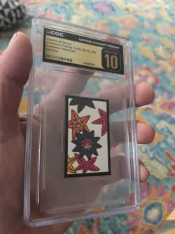 CGC 10 PRISTINE Starmie & Staryu 2013 JPN Pokemon Hanafuda October Playing Card - Image 1