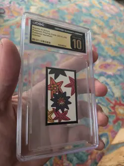 CGC 10 PRISTINE Starmie & Staryu 2013 JPN Pokemon Hanafuda October Playing Card - Image 2