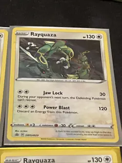 Rayquaza SWSH029 SWSH: Sword & Shield Promo Cards Cosmos Holo Lot Of 4 - Image 3