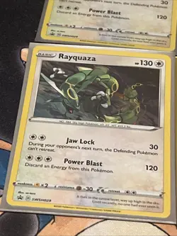 Rayquaza SWSH029 SWSH: Sword & Shield Promo Cards Cosmos Holo Lot Of 4 - Image 5