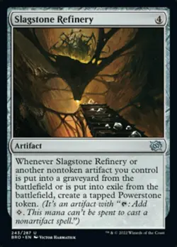 x4 Slagstone Refinery - The Brothers' War - NM - MTG - Image 1