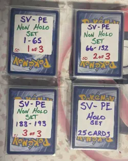 Paldea Evolved-Complete Non-Holo Set of Common, Uncommon + Rare Holos 176 Cards - Image 2