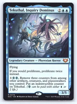 Tekuthal, Inquiry Dominus 78 Commander: Edge of Eternities MTG NM - Image 1