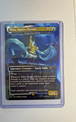 Secret Lair Hatsune Miku Brago King Eternal / Queen Electric Non Foil Borderless - Image 1