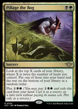 1x Pillage the Bog - Foil NM-Mint, English Outlaws of Thunder Junction MTG Magic - Image 1