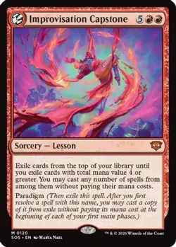 Improvisation Capstone (SOS-120) - Secrets of Strixhaven Foil Near Mint - Image 1
