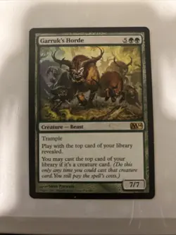Magic 2014 (M14) #173 Garruk's Horde - Image 1