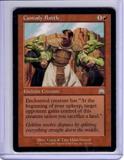 Custody Battle #197 Uncommon Onslaught Regular MTG MP - Image 1