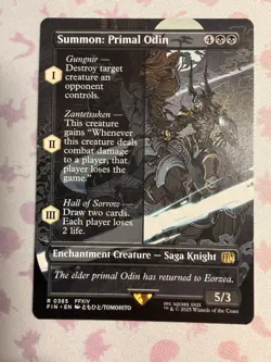 Summon: Primal Odin (Borderless) Final Fantasy Regular - Image 1