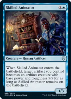 x4 Skilled Animator - Commander Legends - NM - MTG - Image 1