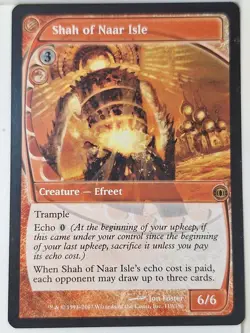 Shah of Naar Isle - Future Sight - Magic the Gathering MTG Nice! - Image 1