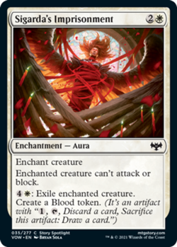 x4 Sigarda's Imprisonment - Innistrad: Crimson Vow - NM - MTG - Image 1