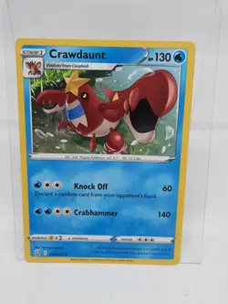 Pokemon S&S Battle Styles Set UN-COMMON Crawdaunt 039/163 - Near Mint (NM) - Image 1