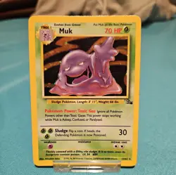 Pokemon 13/62 Muk (Holo) (Unlimited Edition) LP - Image 1