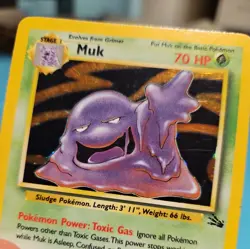 Pokemon 13/62 Muk (Holo) (Unlimited Edition) LP - Image 3