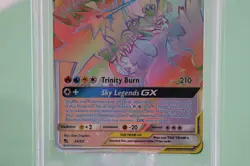 2019 Pokemon Moltres Zapdos Articuno GX 69/68 Rainbow Secret Tag Team PSA 10 - Image 4