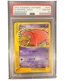 PSA 10 GM 2002 Slowpoke Holo 014/018 McDonald's Promo Pokemon Japanese Vintage - Image 1