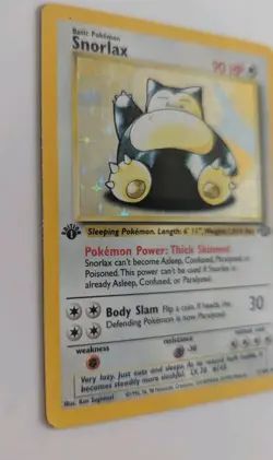 Snorlax Holo rare 1st Edition 11/64- Jungle - 1999 - Pokemon TCG - Image 3