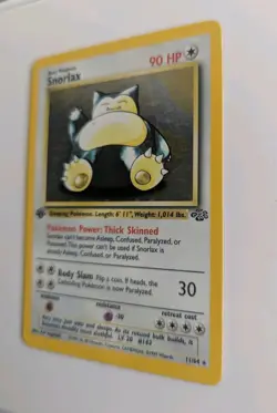 Snorlax Holo rare 1st Edition 11/64- Jungle - 1999 - Pokemon TCG - Image 4