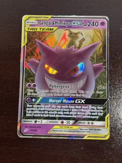 Pokemon Gengar & Mimikyu GX 53/181 Team Up Tag Team ‼ NM🔥 - Image 3