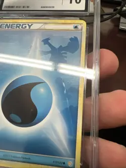 CGC 10 Water Energy 117/123 Lugia HeartGold & SoulSilver Pokemon TCG - Image 3