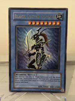 Black Luster Soldier - SYE-024 YuGiOh Ultra Rare Vintage LP - Image 1
