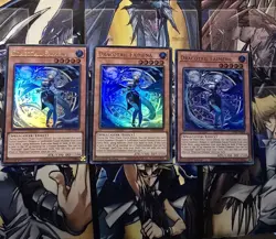*EURO* Yugioh Dracotail Faimena JUSH-EN002 Ultra Rare 1st Edition NM x3 - Image 1