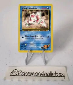Misty's Goldeen 30/132 1st Edition - Gym Heroes *NM* Non Holo Pokemon Card - Image 1