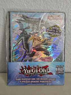 Yu-Gi-Oh! Dark Magician Girl The Dragon Knight 9-Pocket Duelist Portfolio Binder - Image 1