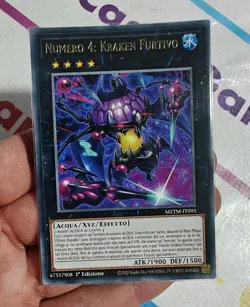 NUMERO 4: KRAKEN FURTIVO Rara MZTM IT095 ITA NUOVA YU-GI-OH - Image 1