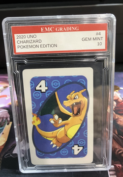 CHARIZARD 2020 Pokemon #4 EMC GRADED 10 ASIA BACK GREAT POKEMON CARD MINT GREEN - Image 1