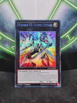 Yugioh Number F0: Utopic Future WSUP-EN026 1st Edition Prismatic Secret Rare NM - Image 1