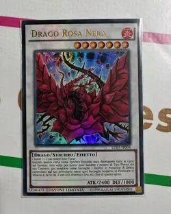 DRAGO ROSA NERA YU-GI-OH! LC05-IT004 ULTRA RARA ITA EDIZIONE LIMITATA 5d's MINT - Image 1