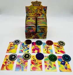 Pokemon 151 Empty Mini Tins Display W/ Coins & Cards, Complete Set, No Packs! - Image 1