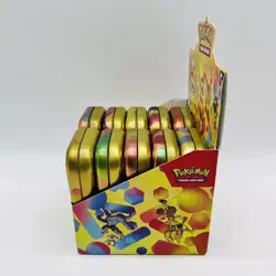Pokemon 151 Empty Mini Tins Display W/ Coins & Cards, Complete Set, No Packs! - Image 3