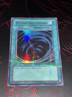 Yu-Gi-Oh Mystical Space Typhoon HL2-EN002 Hobby Promo Parallel Ultra Rare 2006 - Image 1