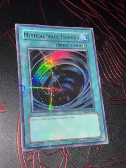 Yu-Gi-Oh Mystical Space Typhoon HL2-EN002 Hobby Promo Parallel Ultra Rare 2006 - Image 3