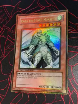GLD2-EN026 Raiza The Storm Monarch Yugioh Gold Rare - Image 2