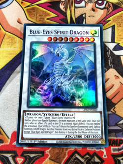 Blue-Eyes Spirit Dragon lds2-en020 *PURPLE* 1st Ed (NM+) Ultra Rare Yu-Gi-Oh! - Image 1