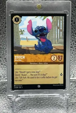 Disney Lorcana Stitch New Dog 22/204 Non-Foil - Image 1
