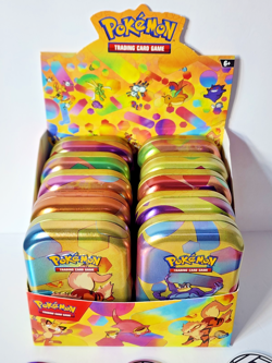 Pokemon 151 Mini Tin Display - Includes Tins, Coins & Art Cards - Complete Set - Image 3
