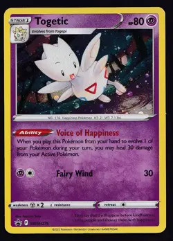 Togetic SWSH: Sword & Shield Promo Cards SWSH276 Near Mint NM Cosmos Holo Rare - Image 5